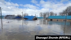 Большая вода в селе Ойыл Актюбинской области. 29 марта 2024 года