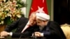 Türkiyə Prezidenti Recep Tayyip Erdoğan (solda) iranlı həmkarı Həsən Ruhani ilə