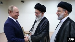 سفر پوتین به تهران و دیدارش با خامنهای؛ عکس آرشیوی