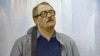 Bashkortostan - Tufan Minnullin, playwright, a painting by Fakil Gayfutdinov, Ufa, undated