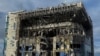 Готель Kharkiv Palace, сильно пошкоджений російським ракетним ударом по Харкову, 31 грудня 2023 року 
