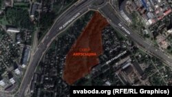 Сквэр Акрэсьціна ў Менску