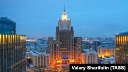 Russia - The building of the Russian Foreign Ministry, Moscow.