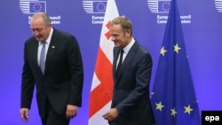 На встрече Маргвелашвили и Туска было зафиксировано, что Грузия идет в правильном направлении в решении проблем