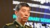 Fostul ministru chinez al apărării, Li Shangfu, în timpul unui discurs la Summitul de la Shangri-La, din Singapore, 4 iunie 2023.