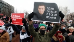 Акция в поддержку Алексея Навального 23 января (архивное фото)