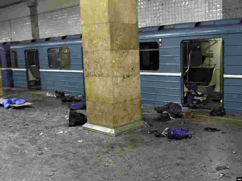 Metro stanica Park kulture neposredno nakon eksplozoje