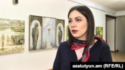 Armenia -- Srbouhi Galian speaks to RFE/RL, April 15, 2020.