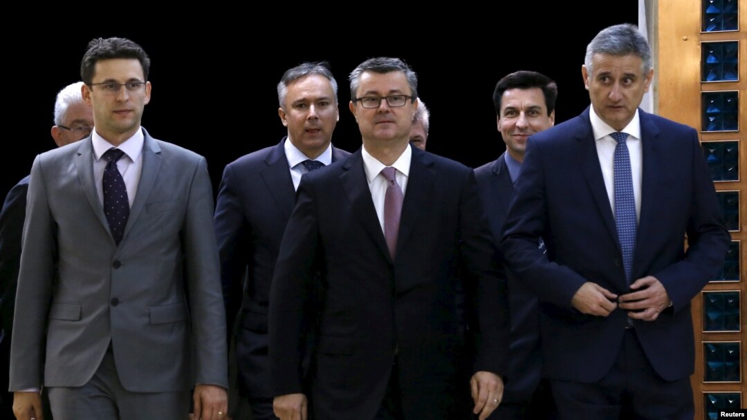 Božo Petrov, Tihomir Orešković i Tomislav Karamarko