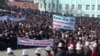 1-мартта Ош шаарында өткөн оппозиция митинги