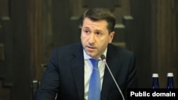 Armenia - Justice Minister Karen Andreasian speaks during a cabinet meeting in Yerevan, July 21, 2022.