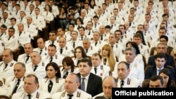 Armenia -- Prosecutors attend an event marking the 101st anniversary of the creation of their agency, Yerevan, July 1, 2019.