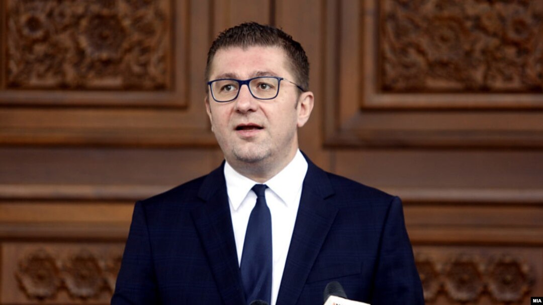 Претседателот на ВМРО-ДПМНЕ Христијан Мицкоски