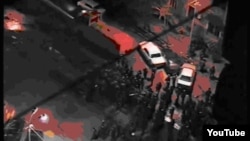 Արտապատկերում 2008-ի մարտյան բախումների մասին YouTube-ում հրապարակված արխիվային տեսանյութից