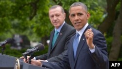 Президент США Барак Обама и президент Турции Реджеп Тайип Эрдоган.