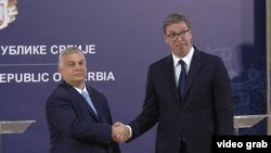 Венгрянын премьер-министри Виктор Орбан жана Сербиянын президенти Александр Вучич