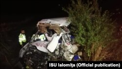 Accident microbuz în județul Ialomita, soldat cu 10 morți
