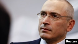 ЮКОС мұнай компаниясының бұрынғы басшысы Михаил Ходорковский.