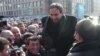 Никол Пашинян во время акции протеста оппозиции в Ереване 1 марта 2008 года