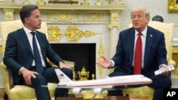 Марк Рютте и Дональд Трамп