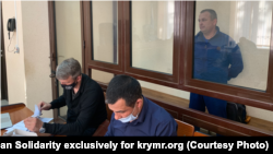 Владислав Єсипенко у російському суді Сімферополя, архівне фото