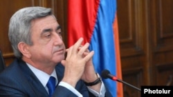 Президент Армении Серж Саргсян заявил, что Армения предложит Азербайджану подписать соглашение о неприменении силы