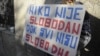 Sa protesta protiv nasilja nad LGBT popuacijom, Beograd, oktobar 2011
