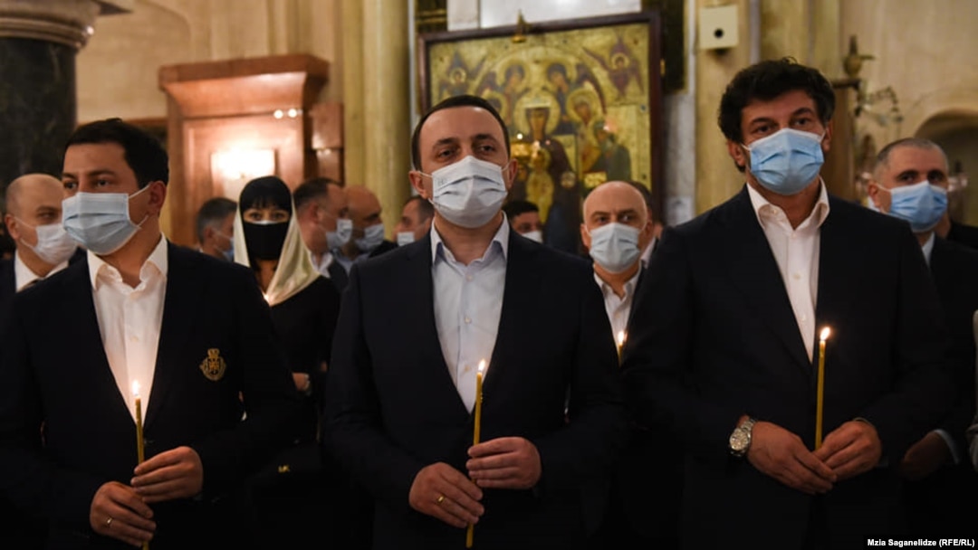 აღდგომის წირვა სამებაში, 2021