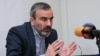 Armenia -- A leader of the New Armenia Public Salvation Front, Zhirayr Sefilyan, at a news conference, 17 Mar2016