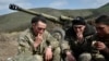 Военнослужащие Армии обороны Нагорного Карабаха на линии соприкосновения, 6 апрель 2016 г.