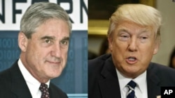 Президент Дональд Трамп і спецпрокурор Роберт Мюллер