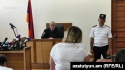 Судебное заседание по делу Манвела Григоряна и Назик Амирян, Ереван, 23 июля 2019 г․