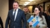 Юлія Свириденко (праворуч), якій президент запропонував очолити уряд, та очільник Офісу президента України Андрій Єрмак (ліворуч)