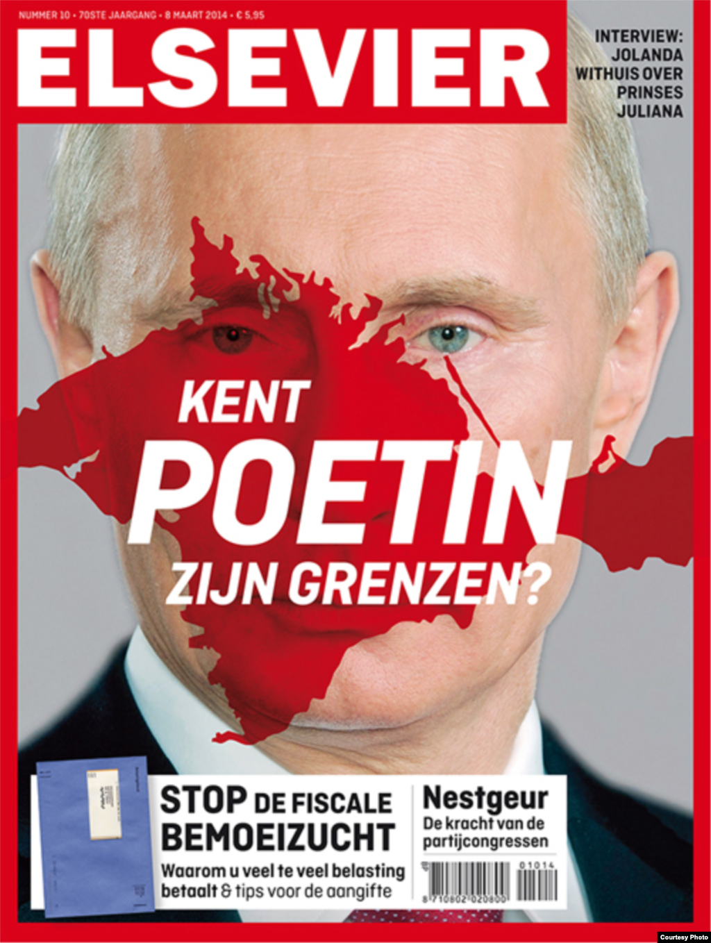 Hollandiya dərgisi "Elsevier" isə sualı belə qoyur "Putin öz imkanlarını bilrimi?" (Söz oyunudur - eyni zamanda "Putin sərhədləri tanıyırmı?" kimi yozula bilər)