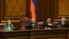 Armenia -- Speaker Ararat Mirzoyan chairs a parliament debate on constitutional changes, Yerevan, February 6, 2020.