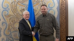 Cпеціальний представник президента США Кіт Келлог і голова Офісу президента України Андрій Єрмак, фото ілюстративне