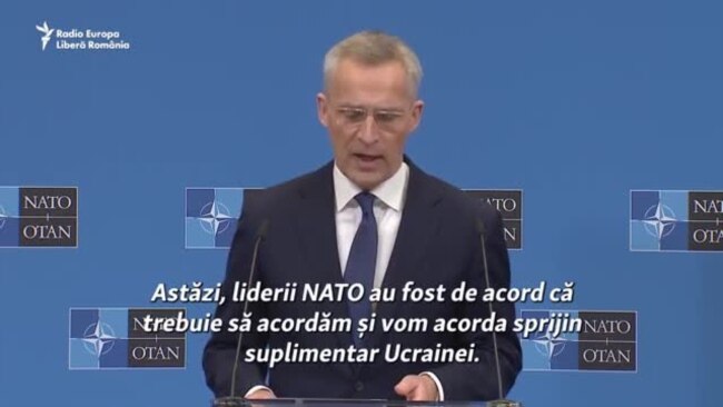 Secretarul general al NATO anunță consolidarea Flancului Estic
