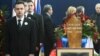 Ivica Dačić pored kovčega Slobodana Miloševića, 16. mart 2006.