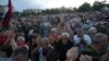 Armenia - Supporters of Prime Minister Nikol Pashinian rally in Armavir, June 7, 2021.