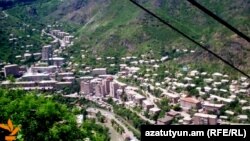 Вид города Алаверди