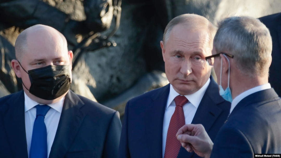 Президент Росії Володимир Путін під час візиту до анексованого Росією Криму. Україна, Севастополь, 4 листопада 2021 року