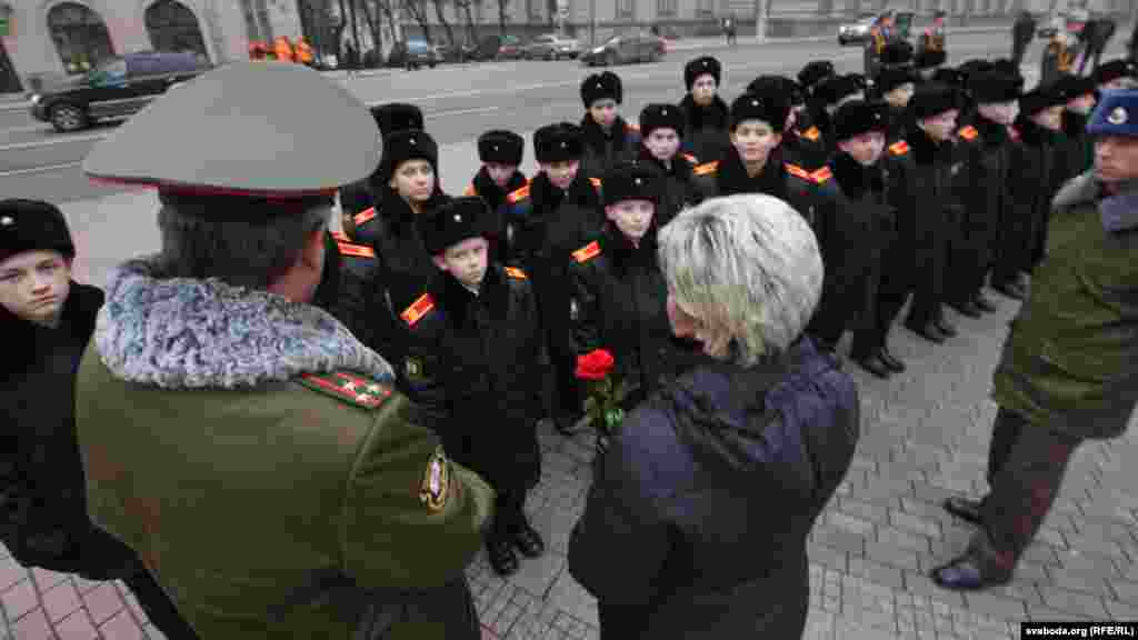 Ужо традыцыйныя госьці на Дні народзінаў Максіма Багдановіча - сувораўцы