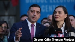 Liderii AUR și POT, George Simion și Anamaria Gavrilă